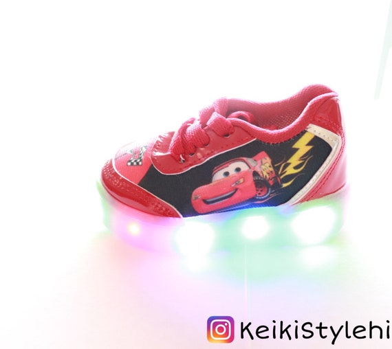 lightning mcqueen shoes that glow in the dark｜TikTok Search