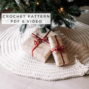 Schema per gonna all'albero di Natale all'uncinetto: decorazioni natalizie fai da te per principianti (PDF)