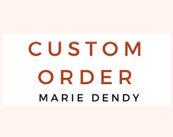 Pedido personalizado para Marie Dendy: Relleno para puf personalizado (sin relleno).