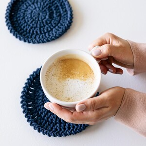 Easter Table Decor Crochet Pattern Set – Bunny Coasters with Holder, Egg Cup & Round Doily (4 PDF), Digital Download image 10