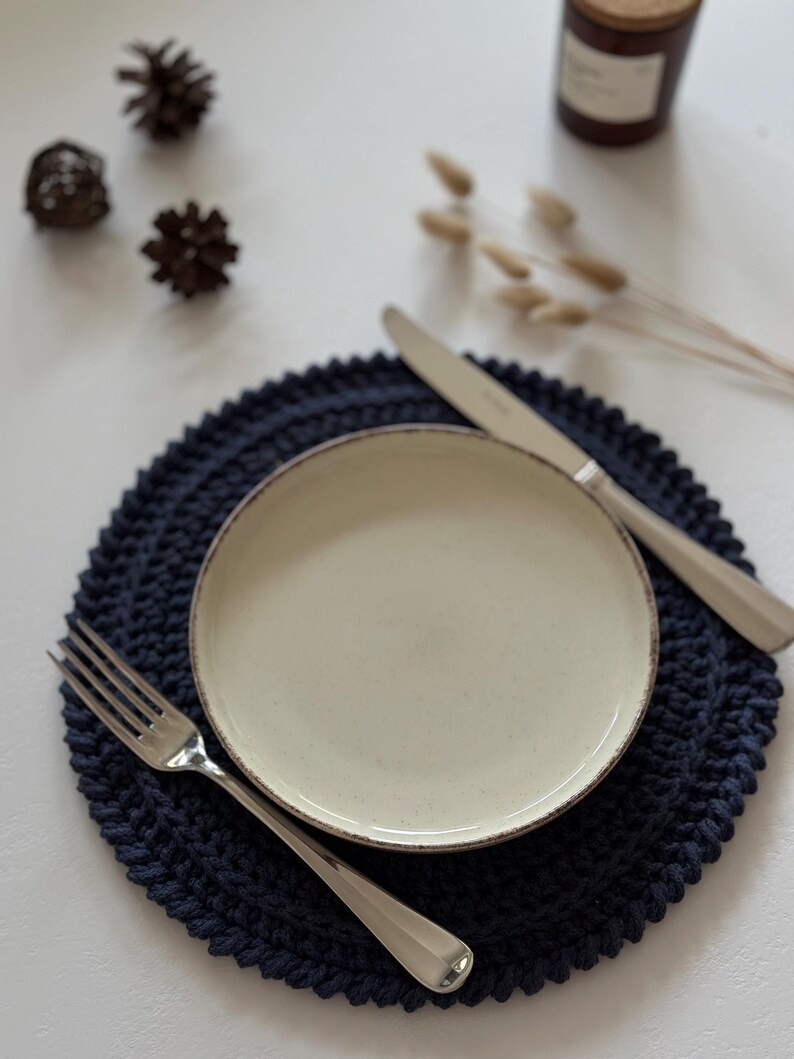 Easter Table Decor Crochet Pattern Set – Bunny Coasters with Holder, Egg Cup & Round Doily (4 PDF), Digital Download image 3