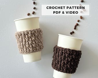 Crochet Cup Cozy Pattern: Beginner-Friendly DIY (PDF Download)