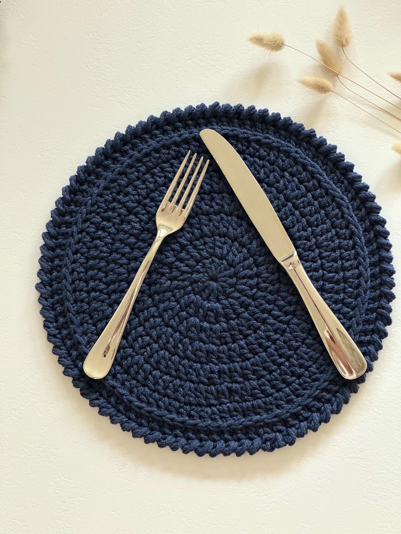 Easter Table Decor Crochet Pattern Set – Bunny Coasters with Holder, Egg Cup & Round Doily (4 PDF), Digital Download image 2