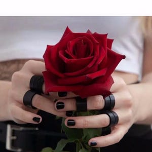 Handgemachte Lederring, Echtes Leder Kalb Ring; Geschenk für Sie, Gofr für Ihn; Freundin,Freund, Papa, Geburtstag, Jubiläum, Hochzeit