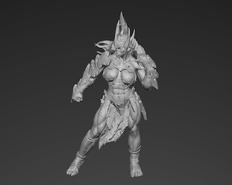 Orc Queen | Monsters | STL Model | 3D Printable
