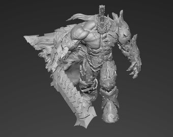 Orc Warlord | Monsters | STL Model | 3D Printable