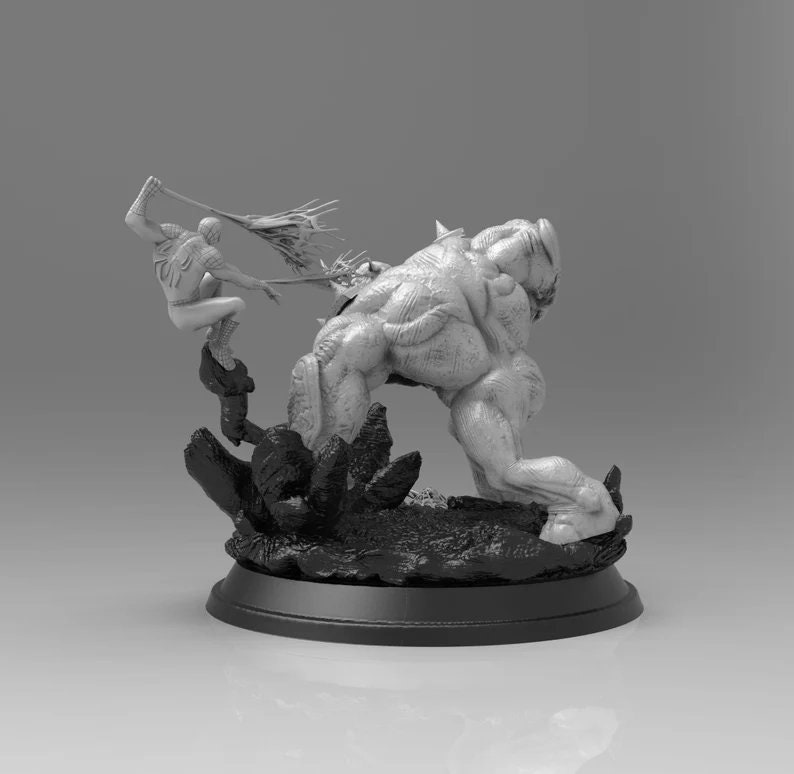 Spiderman Vs Rhino | Marvel | STL Model | 3D Printable - Etsy