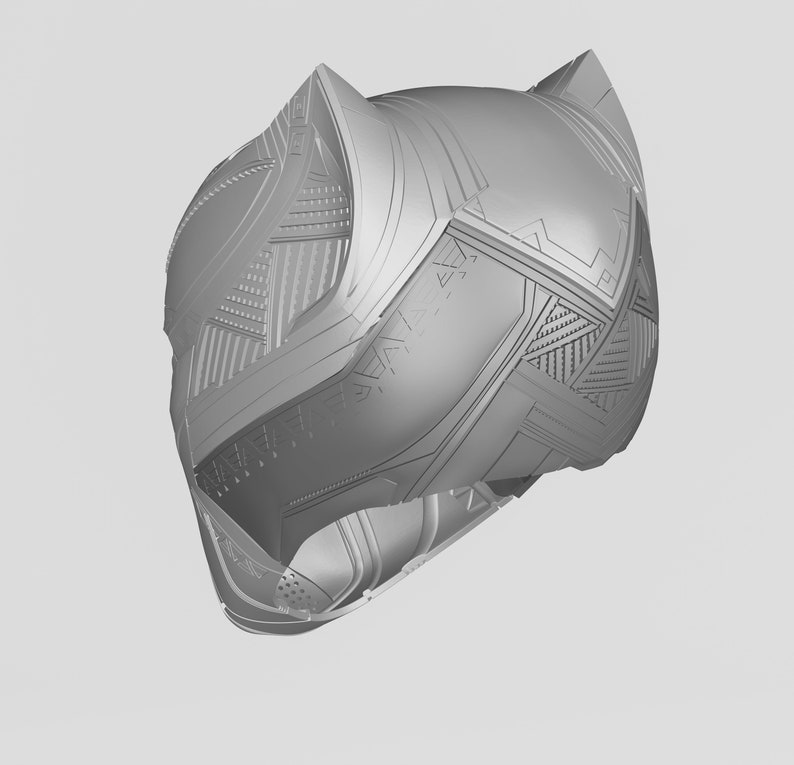 Black Panther Mask Cosplay Marvel STL Model (Download Now) Etsy