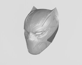 Black Panther - Mask - Cosplay | Marvel | STL Model | 3D Printable