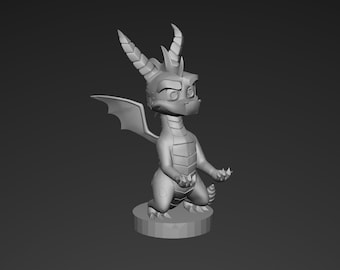 Spyro - Phone/Controller Holder | STL Model | 3D Printable
