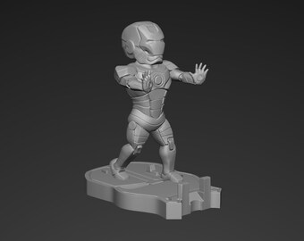 Iron Man - Phone Holder | Marvel | STL Model | 3D Printable