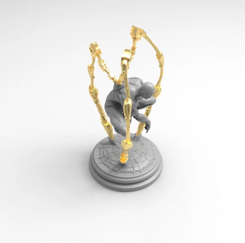 Iron Spiderman - Standing | Marvel | STL Model | 3D Printable - Etsy