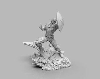 Captain America - Shield | Marvel | STL Model | 3D Printable