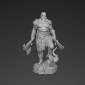 Kratos - Standing | God of War | STL Model | 3D Printable
