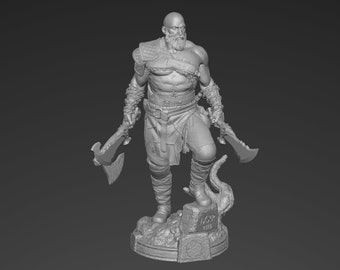 Kratos - Standing | God of War | STL Model | 3D Printable