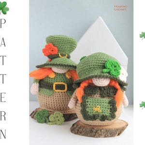 Thanksgiving Day Gnomes Crochet Pattern, Mr and Mrs Pilgrim pdf pattern, Pilgrim wife, Fall gnome, Holiday gnome, Amigurumi crochet