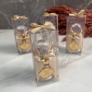 Personalized Candle Favors For Guest, Luxury Wedding Favor, Wedding Gift Candle, Baptism Candle Favors,Elegant Candle Favor,Gifts for Guests