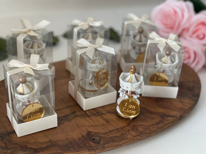 Carousel Concept Favors Box, Personalized Baby Showers Party Favors, Baby Showers, Baptism Favors, Welcoming Baby Favors, Gift For Guest image 1