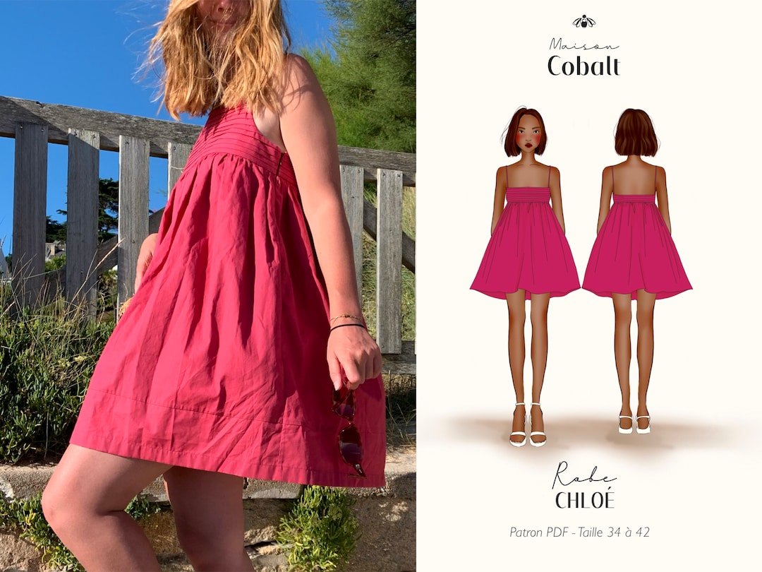 Patterns Chloses CHLOÉ Dress Sewing Pattern PDF - Etsy