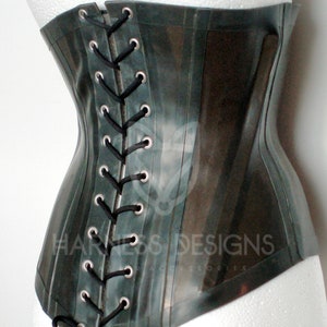 Ceinture corset en latex, Corset en caoutchouc, Ceinture en latex, Corset en latex naturel, Corsets sous la poitrine, 100 % latex, Corsage en latex