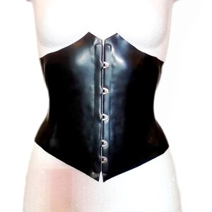 Latex Corset a Classic Over Bust Waist Cincher by Vex Clothing