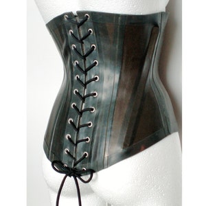 Latex Waist Corset Belt, Rubber corset, Latex Waist belt, Natural latex corset, Underbust Corsets, 100% latex, Corsage made of latex