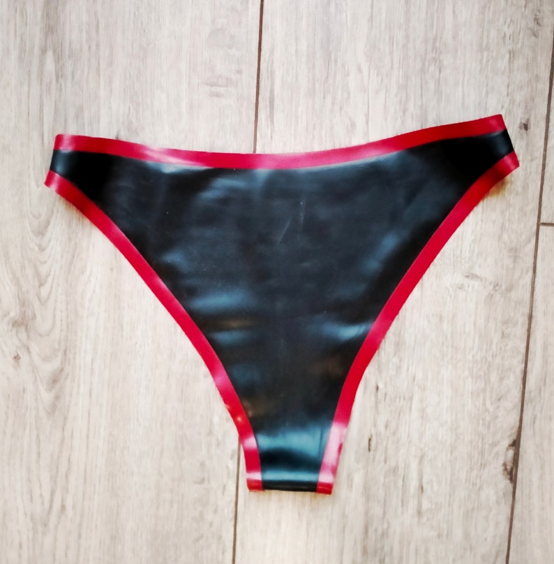 Latex Tank Top and Panties Set Latex Lingerie Rubber Etsy