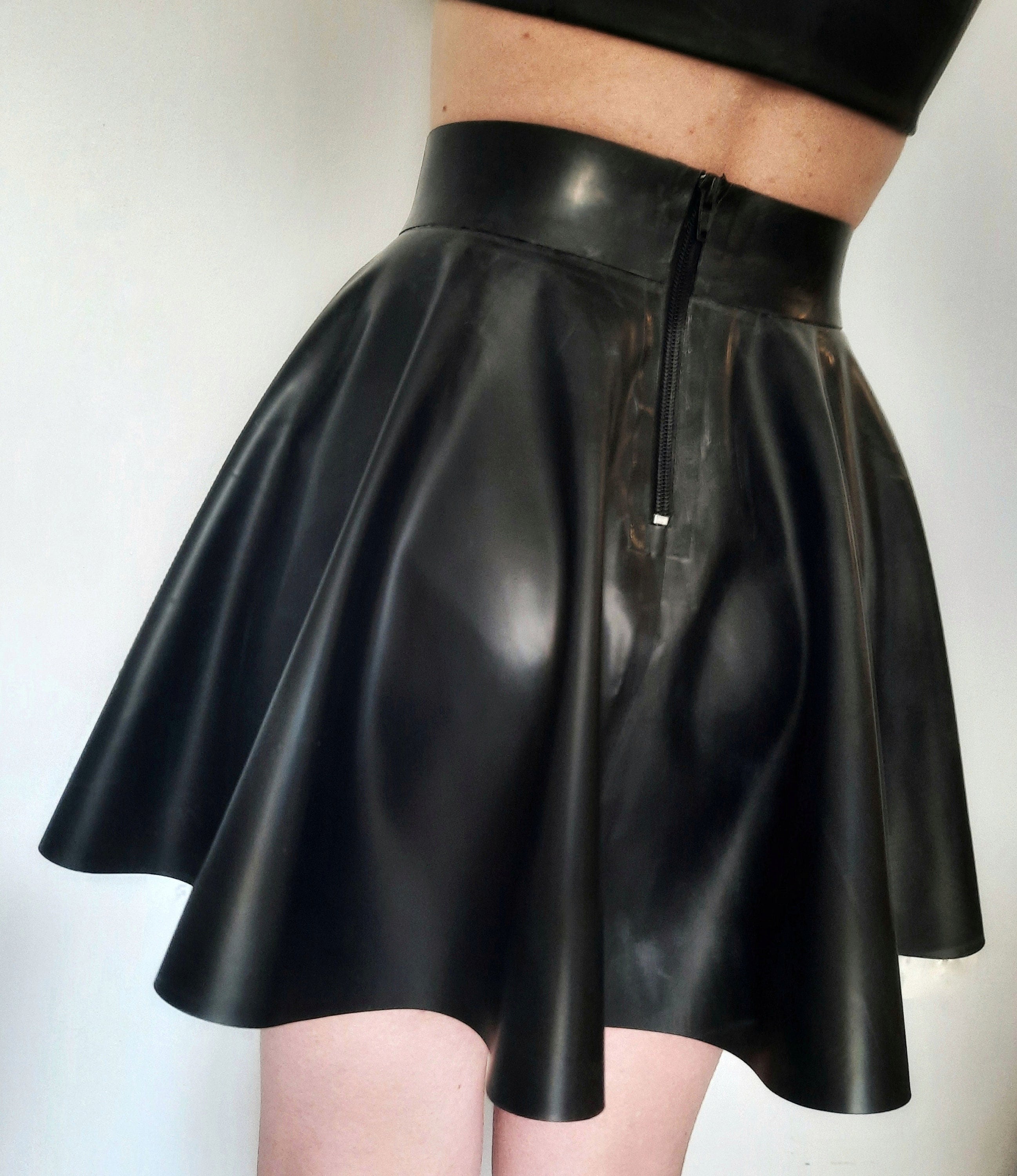 Latex Skirt for Woman With Zipper, Full Circle Latex Skirt, Black Latex  Skater Skirt, Rubber Cheerleader Skirt, Latex Bodysuit, Fetish Bdsm -   Canada