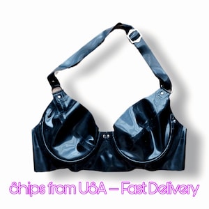 Latex Bra, Handmade Latex Lingerie, Rubber Bra, Latex Swimsuit, Fetish Bra, Latex Crop Top, Underwire Bra, Latex Fashion, Clubwear