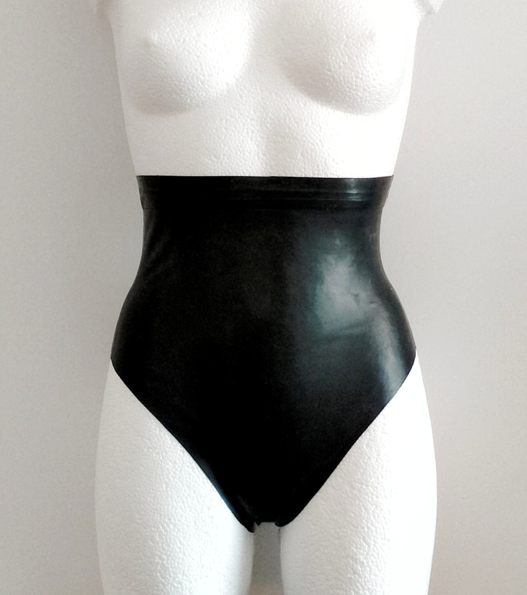 High Waist Latex Panties, Latex Bikini, Latex Lingerie, Rubber Panties