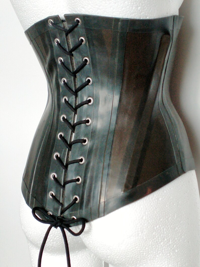 Latex Waist Corset Rubber Corset Natural Latex Corset Etsy
