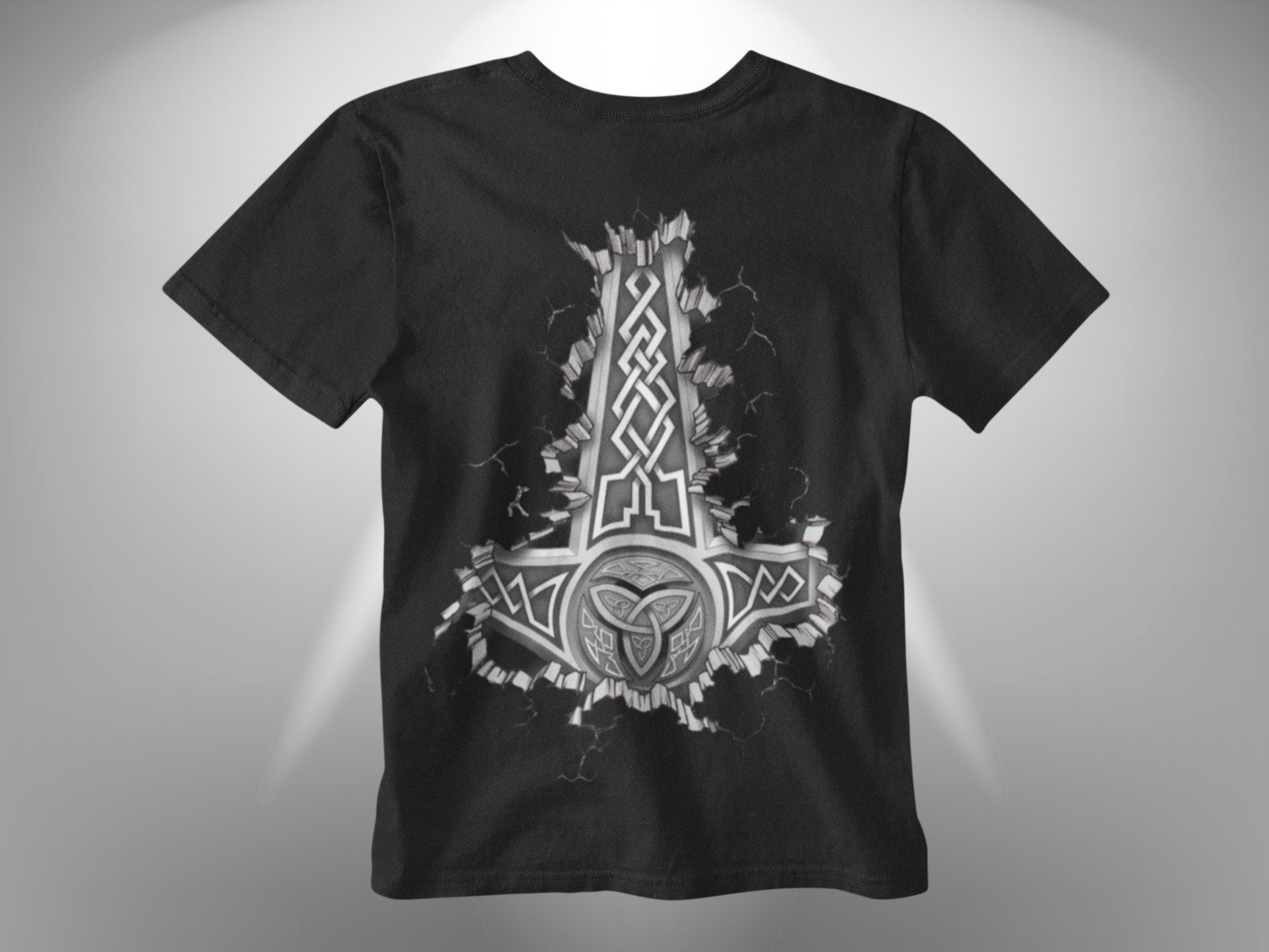 Discover Mjolnir Thor's Hammer Viking Shirt, Norse, Asatru, Celts Shirt, Medieval, Vikings Clothes, Men's Viking Shirt, Thor Hammer Shirts