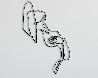 Nude Wire Wall Decor - Etsy