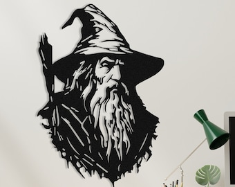 Gandalf Metal Wandkunst: Herr der Ringe Decor