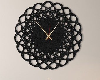 Oversized Metal Wall Clock: Modern Minimalist Home Decor