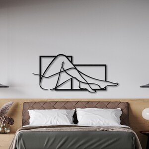 gold wall decor, bathroom decor, elegant wall art, minimalist wall art, abstract wall art, modern wall art, fashion wall art, feminine wall art, metal wall decor, female line art