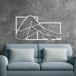 elegant wall art, minimalist wall art, abstract wall art, modern wall art, fashion wall art, feminine wall art, metal wall decor, female line art, body positive art, gold wall decor