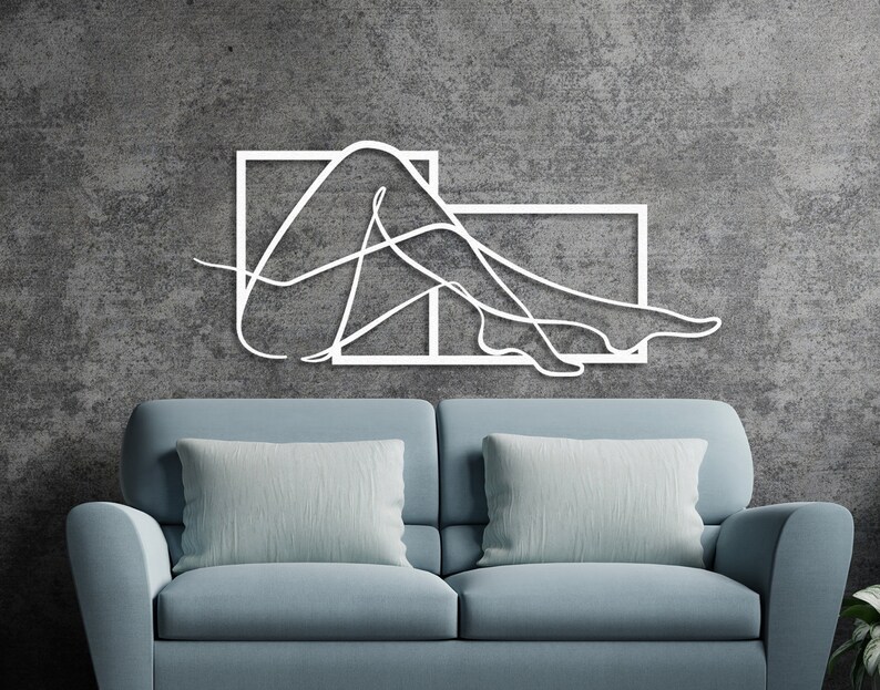 elegant wall art, minimalist wall art, abstract wall art, modern wall art, fashion wall art, feminine wall art, metal wall decor, female line art, body positive art, gold wall decor
