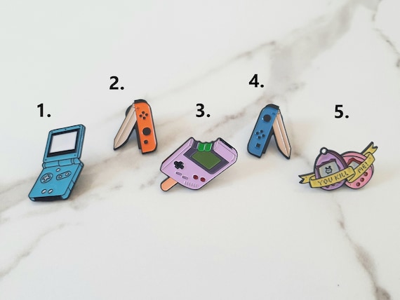 Gameboy Nintendo Switch Tamagotchi Inspired Pin Badge - Etsy