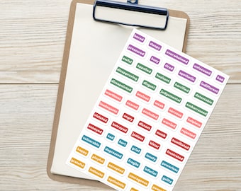 Feelings Wheel Emotions Stickers, Mental Health Journal Tracker, Children Therapist Tools,