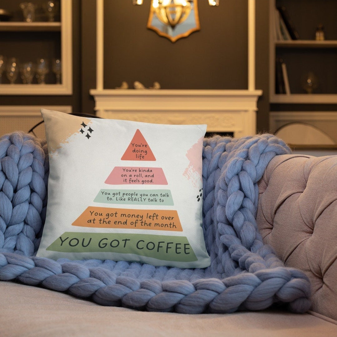 Hierarchy of Needs Psychology Pillow Therapy Room Cushions Etsy