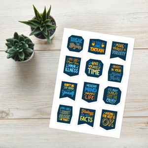 Tagesplaner Sticker, Motivation für Kinder, Therapeuten Sticker, Beratung