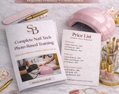 Nail Tech Training Manual PDF | Beginner Nail Technician Course, Photo-Based Workbook, Client Forms & Pricing Templates