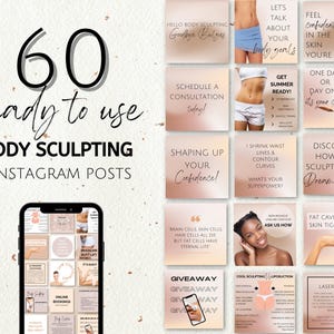 Body Sculpting Instagram Post, Body Contouring, Ultrasonic Fat Cavitation, Laser Lipo, Social Media, Digital, Cool Sculpting, Holztherapie,