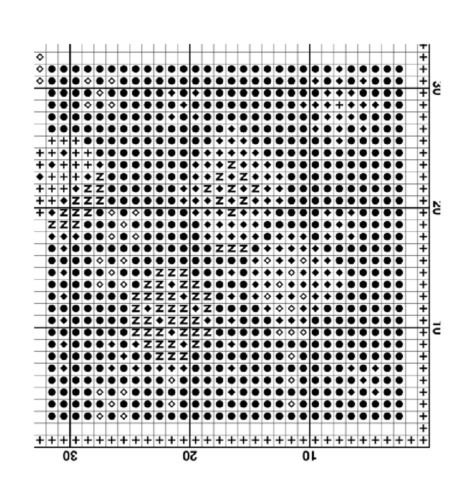 Square Cross Stitch Pattern. Patchwork Embroidery. Sampler Etsy