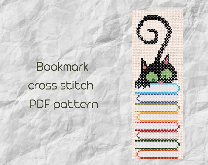 Bookmarks / Pdf Vintage Cross Stitch Counted Pattern / Digital Instant ...