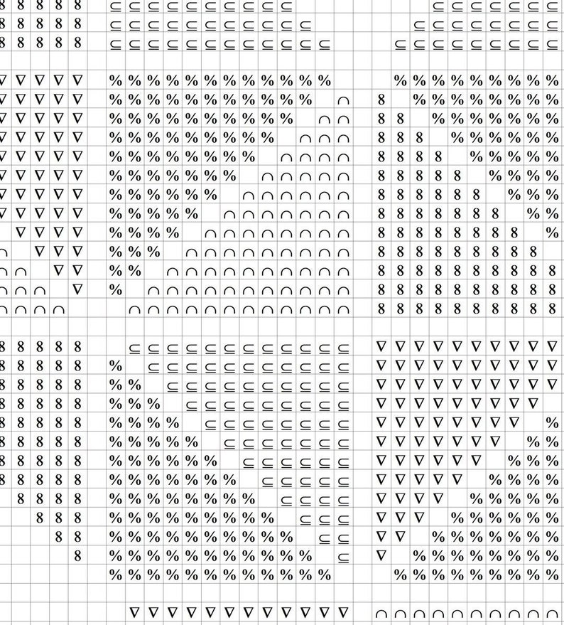 Heart Cross Stitch Pattern Cross Stitch for Beginner Etsy