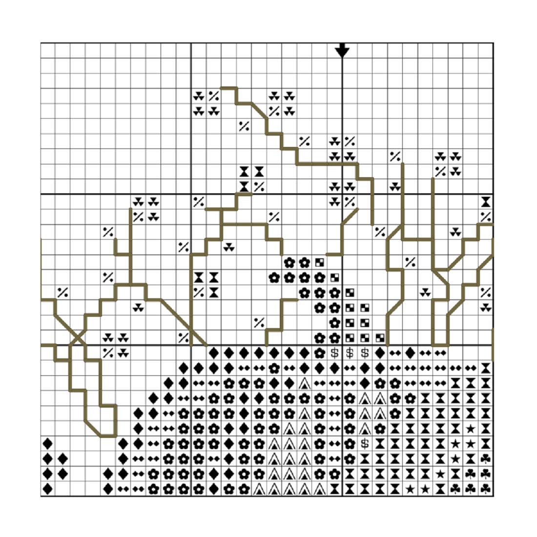 Autumn Cross Stitch Pattern PDF – Big Pumpkins Harvest, Halloween ...