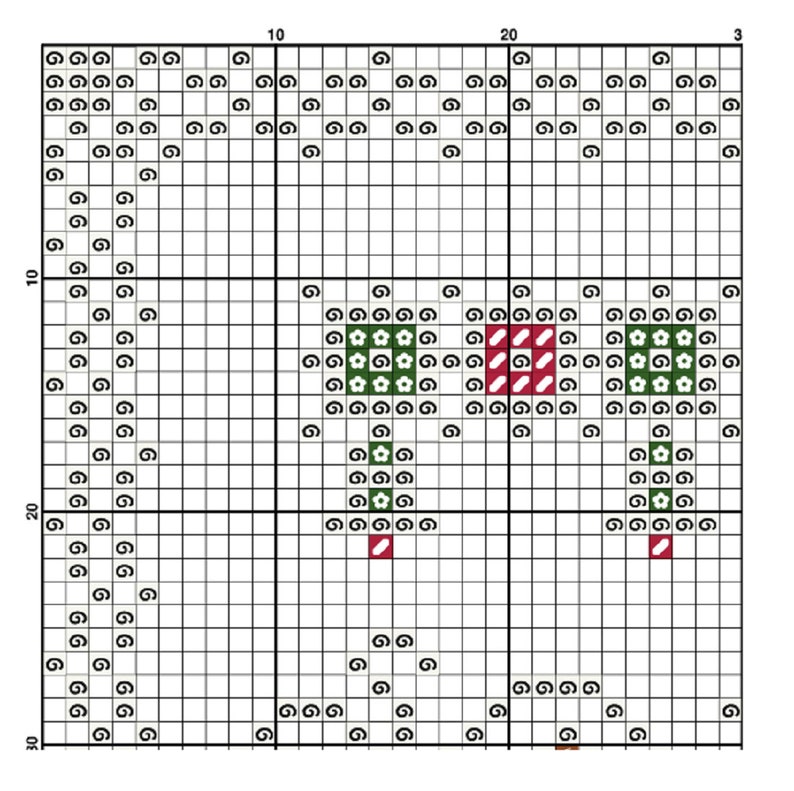 Merry Christmas Sampler Cross Stitch PDF - Merry Christmas Pattern ...