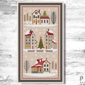 Cross Stitch Season Set of 4 Pattern PDF Primitive Xstitch Village ...